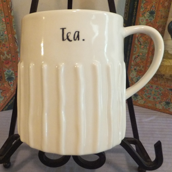 Rae Dunn Other - Rae Dunn "Tea" Mug (Ribbed Design) NEW!